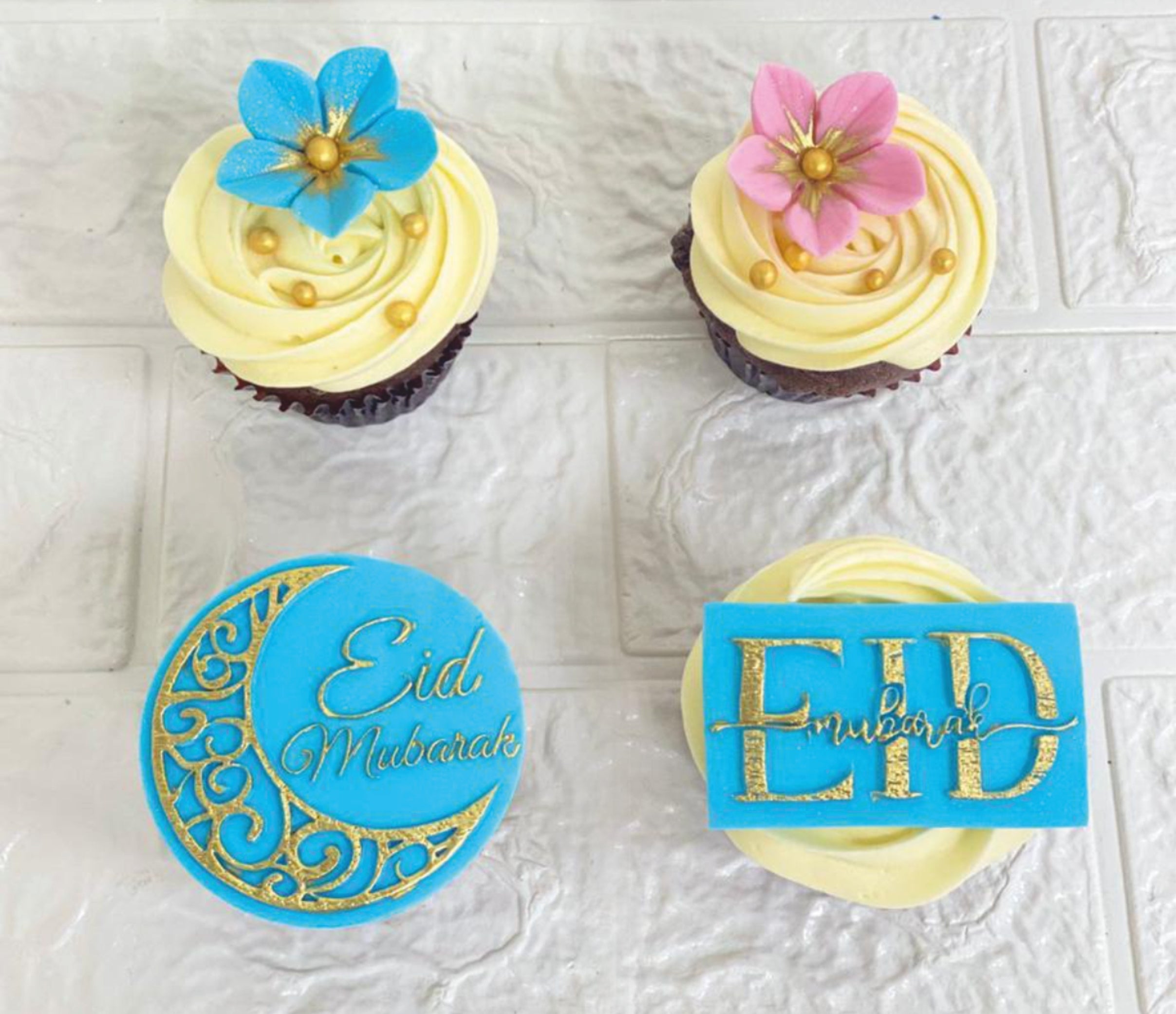 Eid Stamp Cupcakes